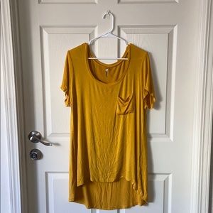 Yellow long T-shirt